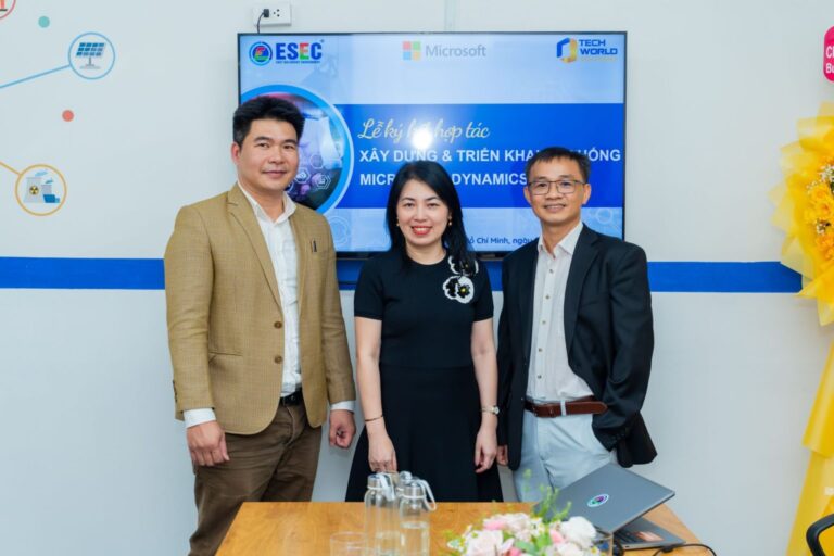 ESEC Group Hợp Tác Cùng Techworld Solutions Vietnam Triển Khai Hệ Thống ERP Microsoft Dynamics 365​